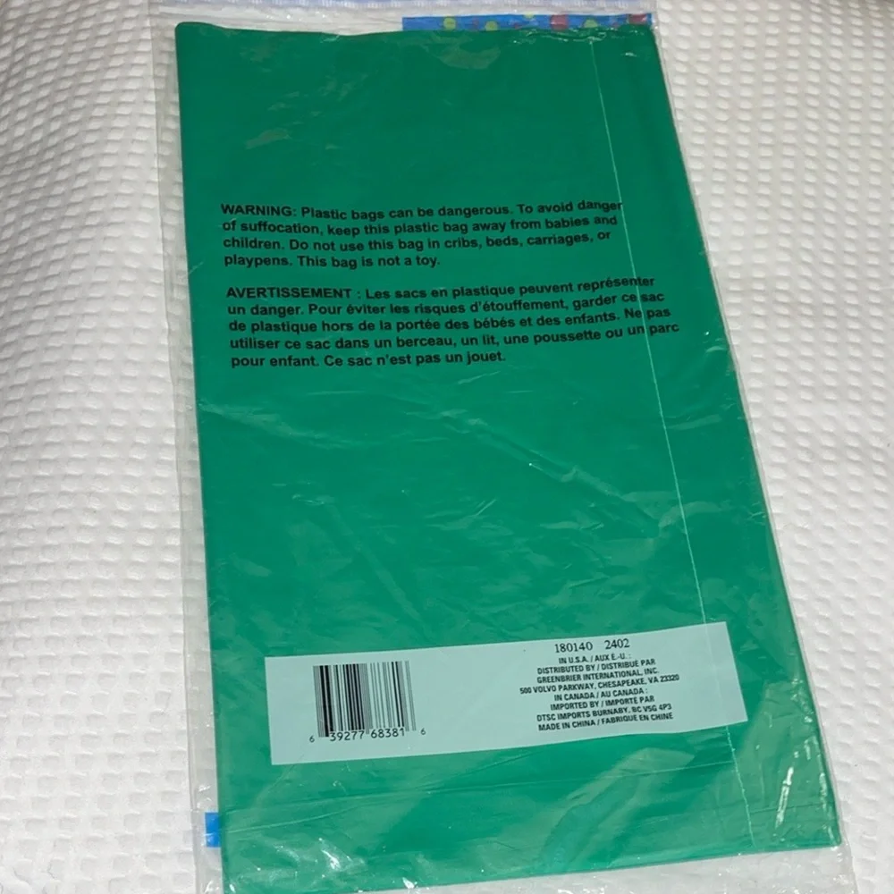 Green Plastic Table Cover